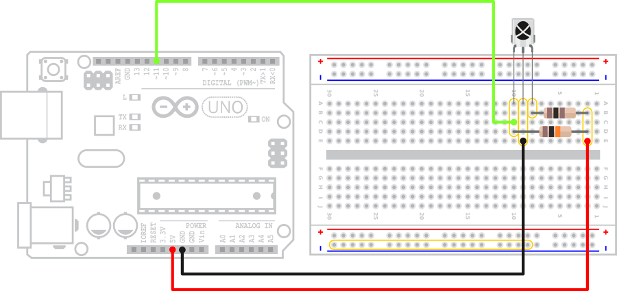 Esquema montagem controle remoto